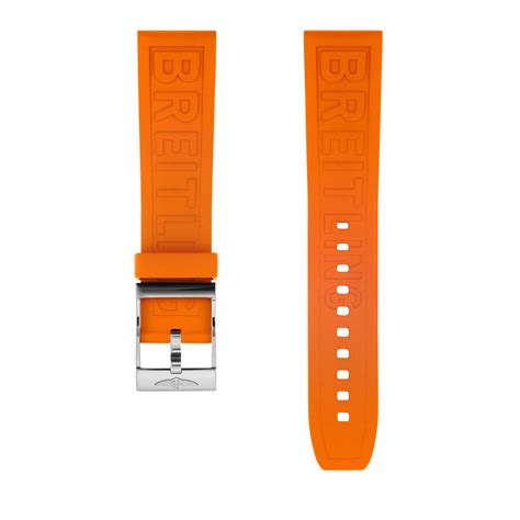 breitling kautschuk armband 22mm|Orange Diver Pro Rubber Strap .